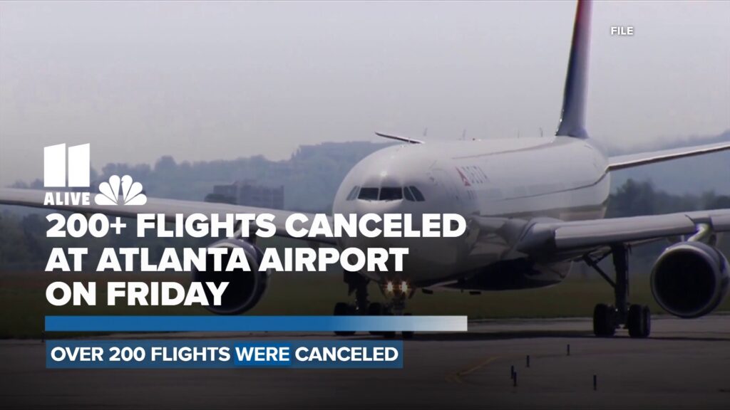 Delta Airlines Flight Cancellations Leave Passengers Stranded