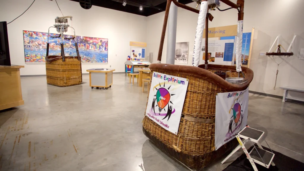 Inside the Anderson Abruzzo Balloon Museum Experience