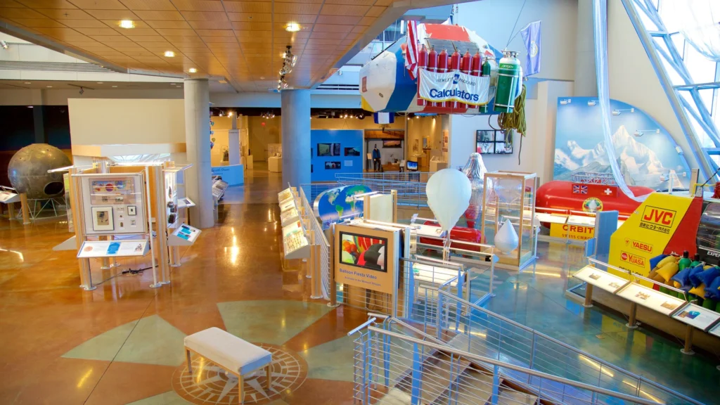Inside the Anderson Abruzzo Balloon Museum Experience